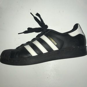 adidas Shoes - Black Adidas Superstar Sneakers adidas Shoes - Black Adidas Superstar Sneakers